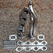 Big Block For Chevy Bbc T3t4 Twin Turbo Stainless Headers Manifold Muscle Ss V8