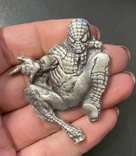 @2.5Troy Oz MK BarZ "Spider Man" Relief 2 Part Cast .999 Fine Silver  96.36 per troy oz