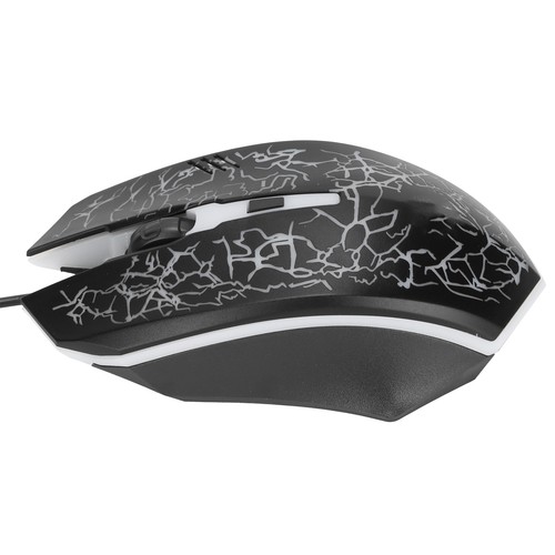 Wired Mouse Black USB Port Gaming Office Business Luminous Optical Computer Fit - Picture 22 of 22