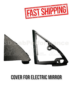 Mirror Bezel Cover   Mitsubishi Eclipse   1995-1999   LH   Black Plastic