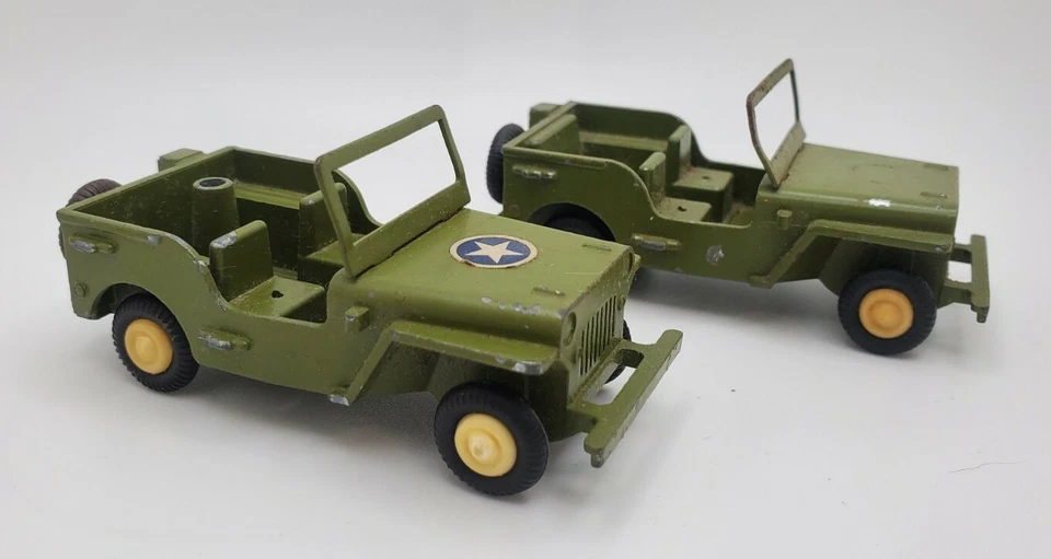 Jeep militar Gama de colección fundido a presión hecho en Alemania Occidental 904-5-6 Foto 4 de 4