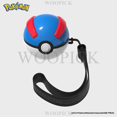 Samsung Galaxy Buds 2/Pro/Live Pokemon Super Monster Ball Cover Case & Strap