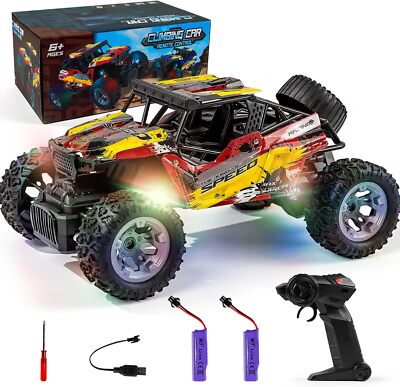 2,4GHz Auto RC Ferngesteuertes Kinder Geländewagen LED Spielzeug für Offroad Car