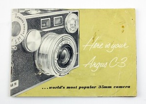 Argus C3 35mm Camera Genuine Original User Instruction Manual Booklet Ebay Argus C3 35mm Camera Genuine Original User Instruction Manual Booklet Ebay
