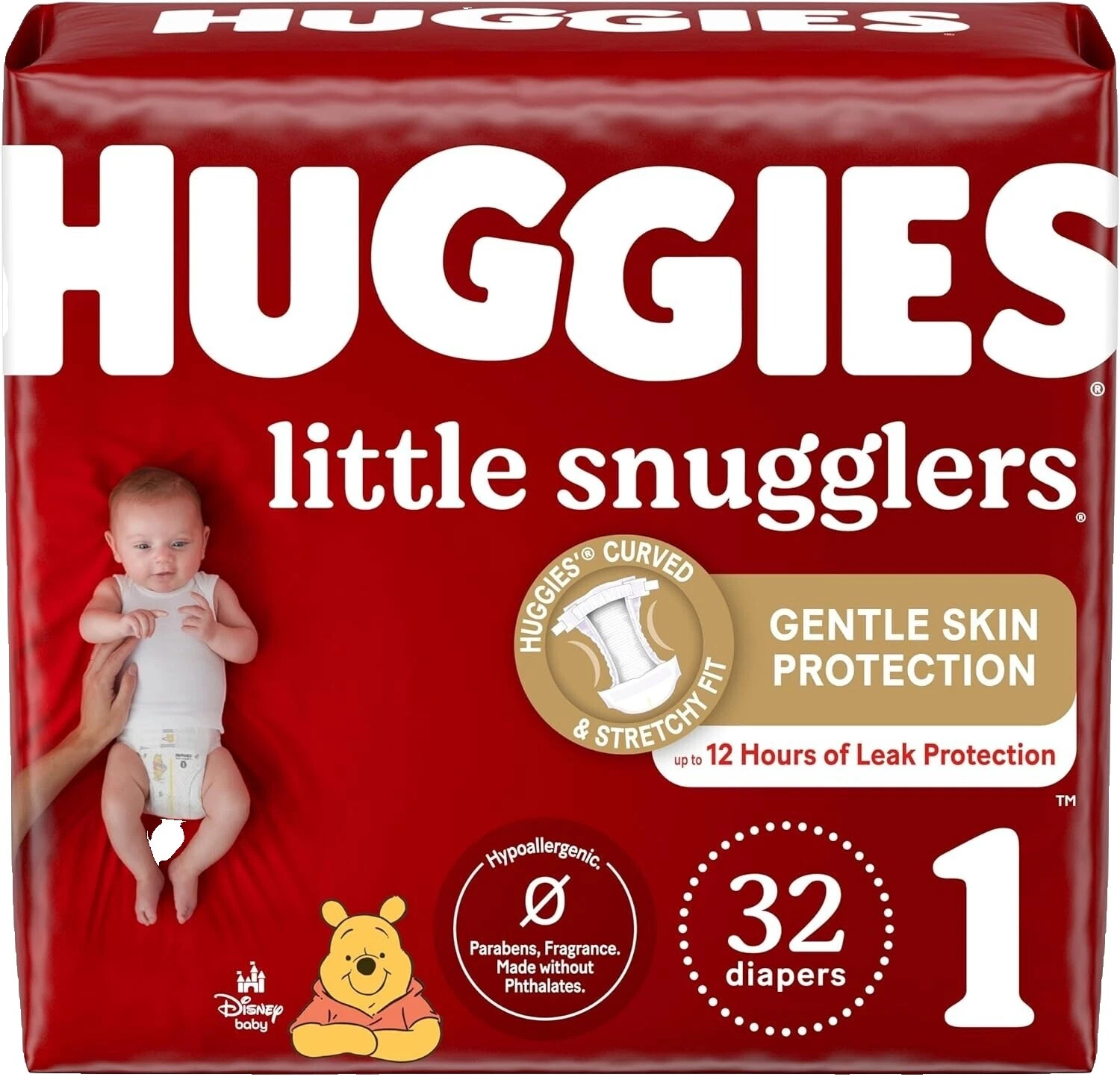 Huggies Disposable Diapers Size 1 for Babies