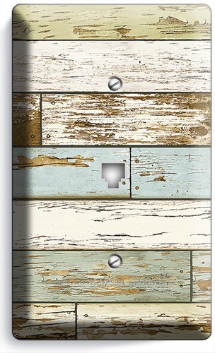 RUSTIC PEELING PAINT AGED RECLAIMED BEACH WOOD LIGHT SWITCH PLATES OUTLET DECOR - Picture 19 of 34