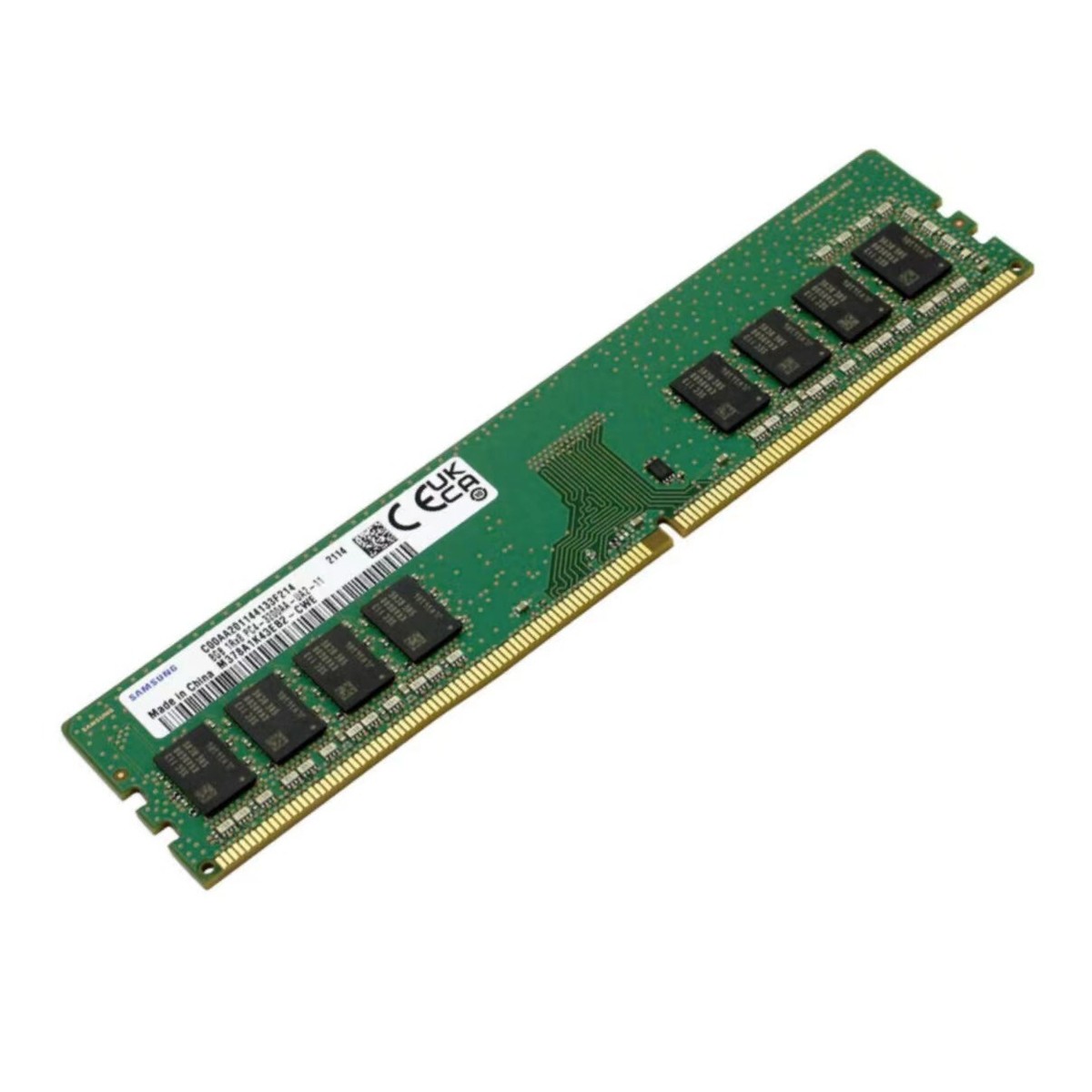 8GB Samsung 1Rx8 DDR4 3200MHz PC4-25600 288-Pin Non-ECC DIMM