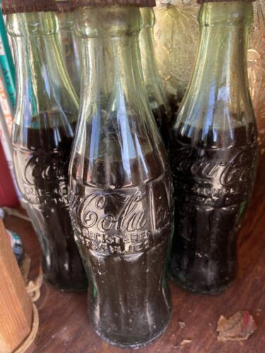 Lot Of 4 - Antique Sealed Coca Cola Bottles World War II… - Picture 5 of 12