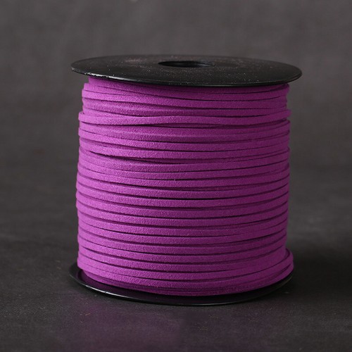 4.5meters / 90meters 2.7mm Flach Wildlederimitat Kordel String Gewinde Seil - Bild 18 von 30