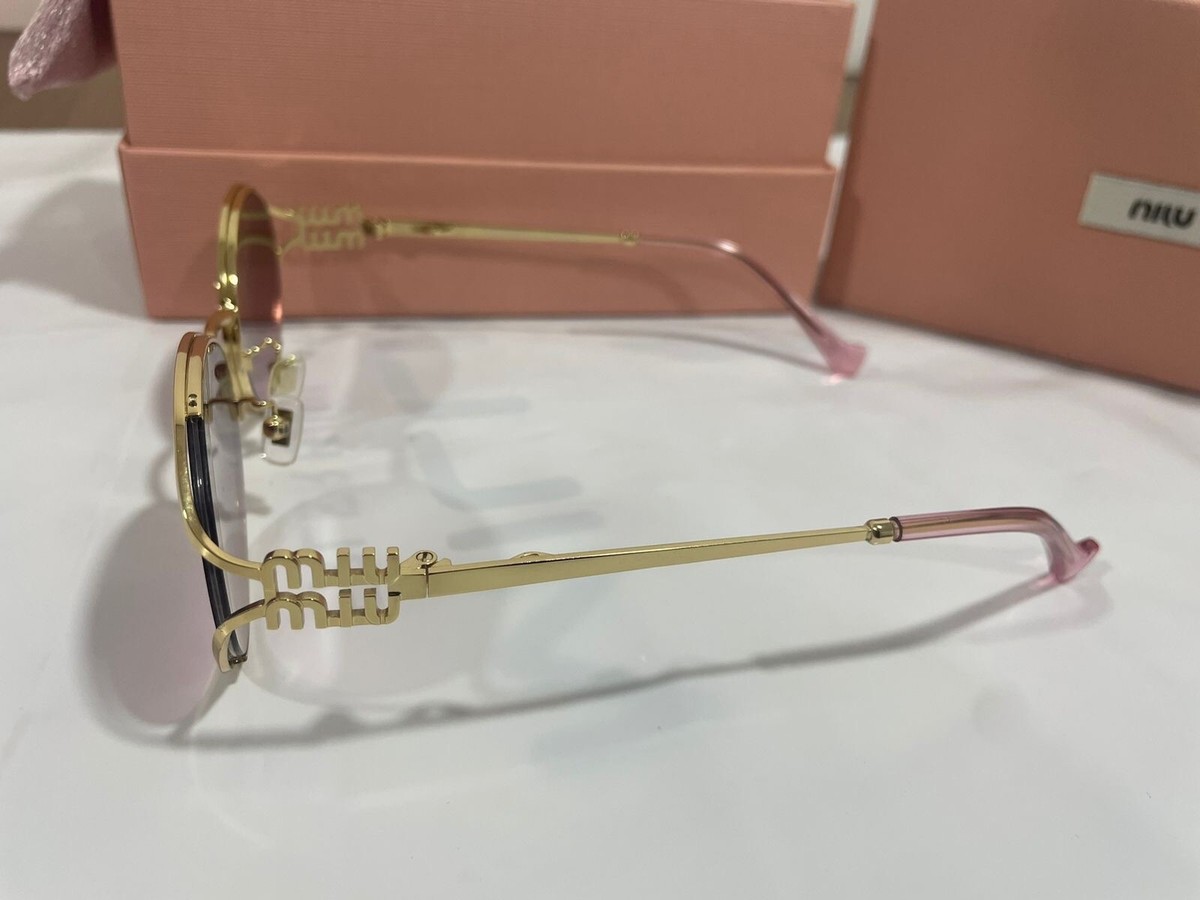 MIU MIU オハルフレムサンクラス MU52YS 5AK06S Miu Miu MU 52YS 5AK06S Sunglasses - US