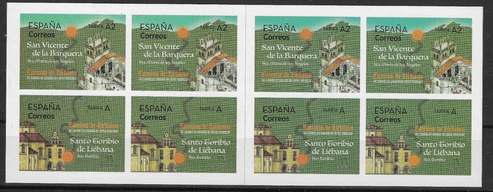 España 2020 Camino de Santiago Norte Liébana Edifil 5397C