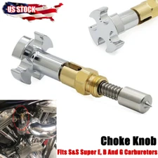 For S & S Super E, G, B Harley Custom Carb Carburetor Choke Adjustment Knob US