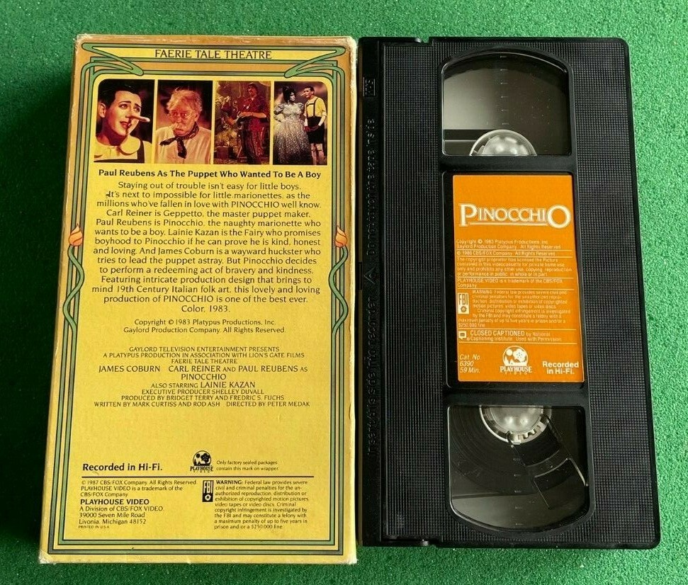 (未使用･未開封品)Faerie Tale Theatre: Pinocchio [DVD] Faerie Tale Theatre - Pinocchio (DVD, 2004) for sale online