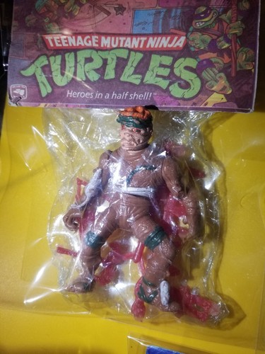 Vintage Ninja Turtles TMNT 1990s Mexico Bootleg Figure Lot Splinter April Bebop - Foto 17 di 24