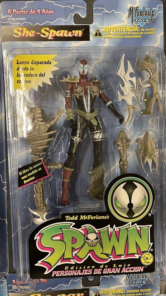 Spawn Series 4 She Spawn, Shadowhawk, Clown 2, Cy-Gor, Exo-Skeloton, The MAXX - Image 3 of 4