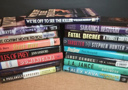 Various Fiction Hardcover Books / Drop Down List - Picture 1 of 16