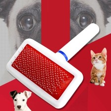 1xPet Dog Cat Puppy Hair Brush Pin Fur Grooming Trimmer Comb For Long Haired US