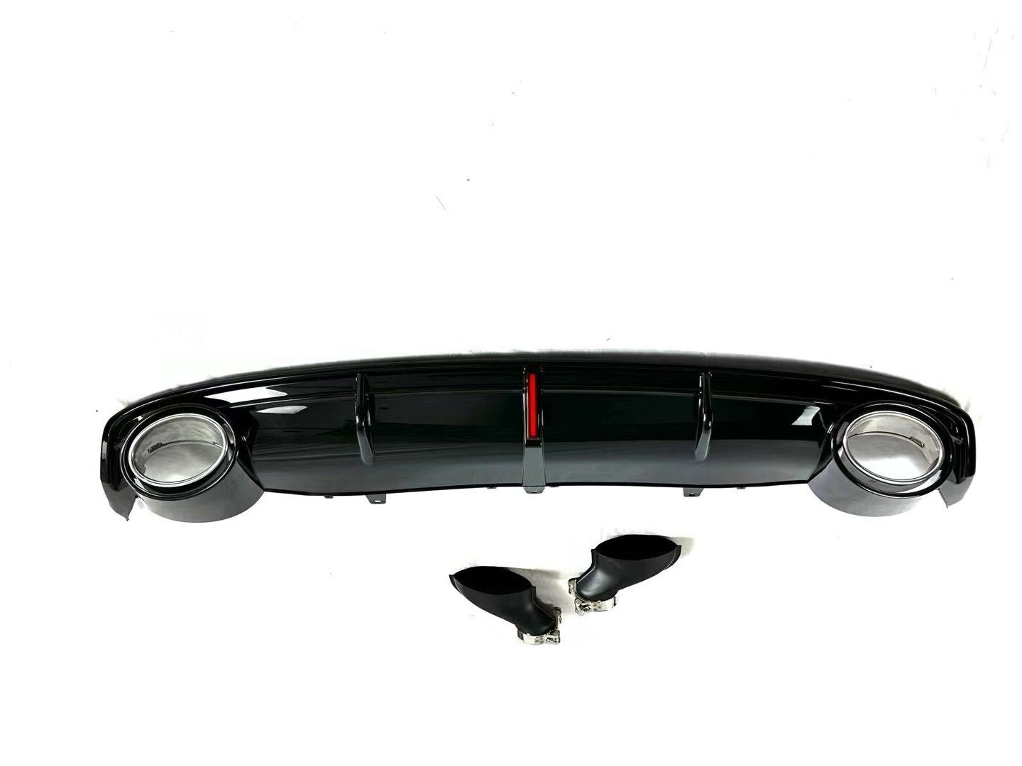Diffuseur noir brillant look RS7 pour Audi A7 S7 Phase 1 Berline Sportback 2011-2014
