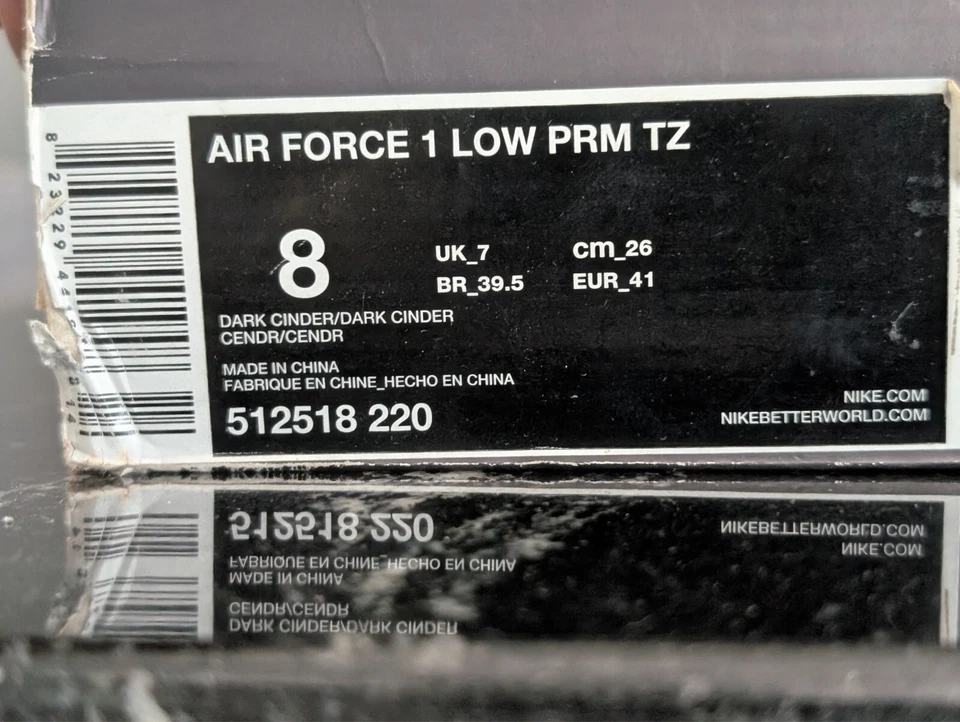 DS BRAND NEW NIKE AIR FORCE I 1 LOW PREMIUM TZ MEDICOM BEARBRICK MAX SB SZ 8 - Image 4 of 4
