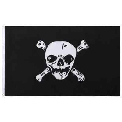 Jolly Roger Pirate Flag Multi   90x150 cm, Durable Polyester