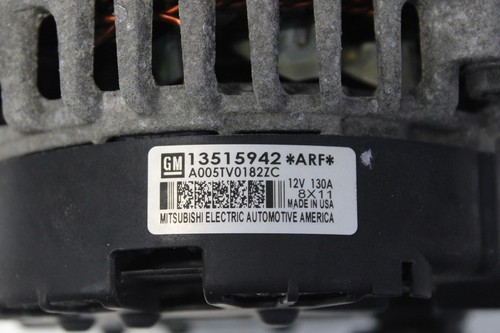2016-2020 CHEVROLET MALIBU 1.5L L4 ENGINE BATTERY CHARGING ALTERNATOR 130A OEM - Picture 7 of 8