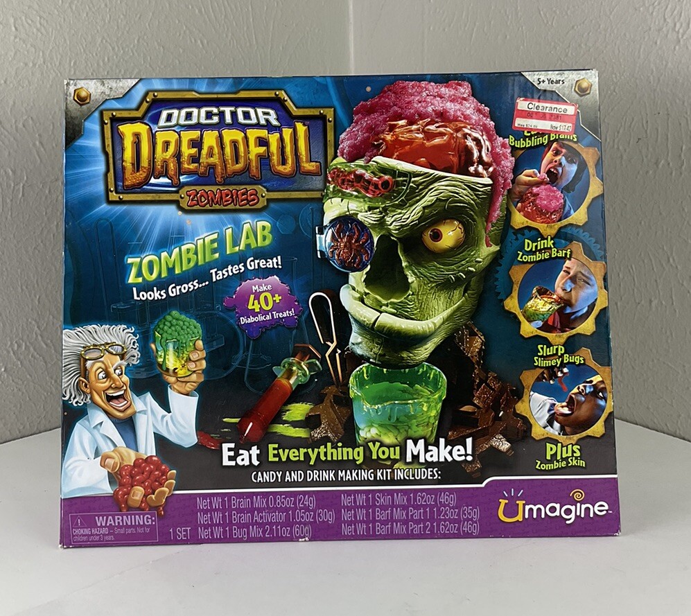 Doctor Dreadful Zombie Lab Spin Master Candy And Drink Kit New