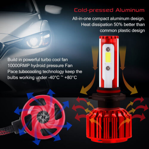 H11 H8 H9 LED Headlight Kit for Plug&Play 6000K 60000LM 240W with Drivers 2Bulbs - Picture 4 of 12