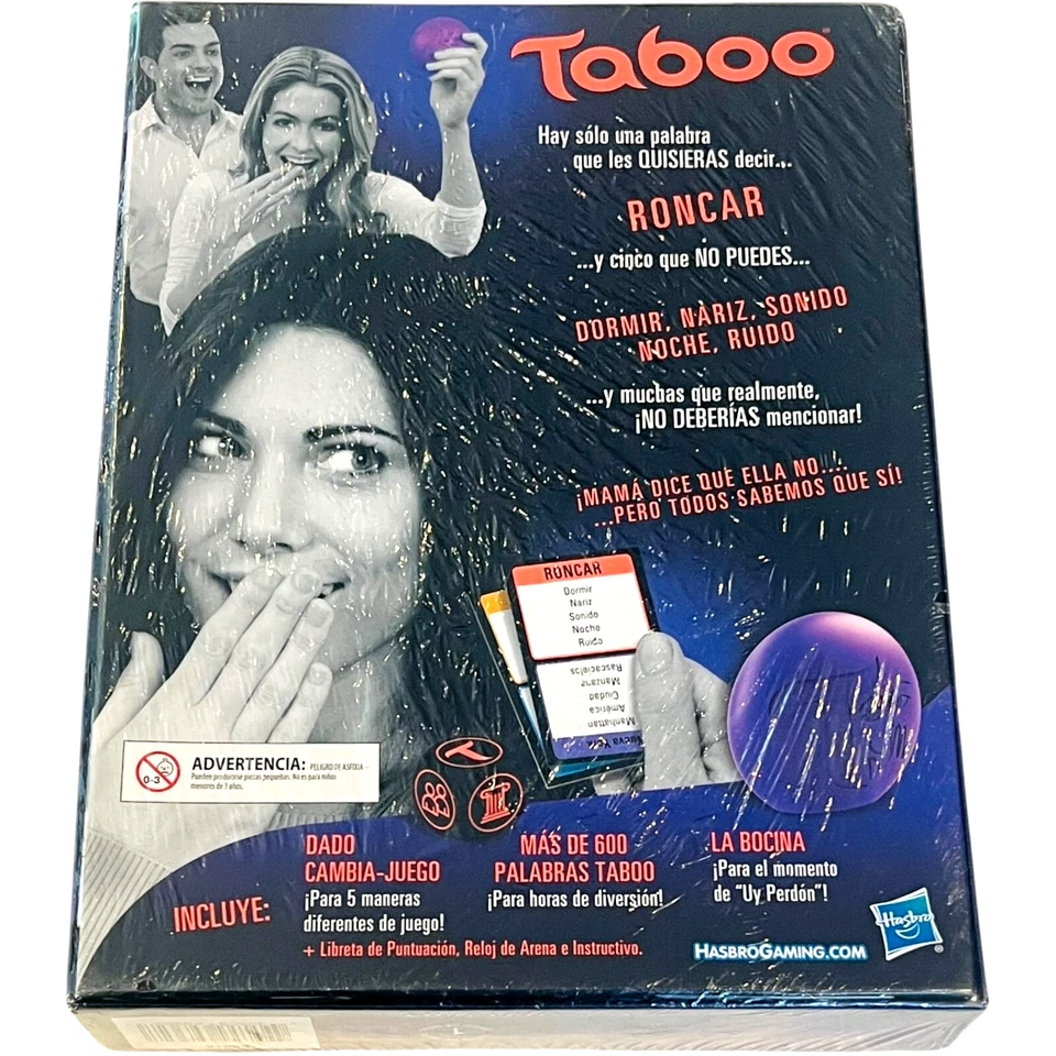 Hasbro Gaming -Taboo El juego de inaudita ¡Diversión! - Juego Español NUEVO Y PRECINTADO Foto 4 de 4