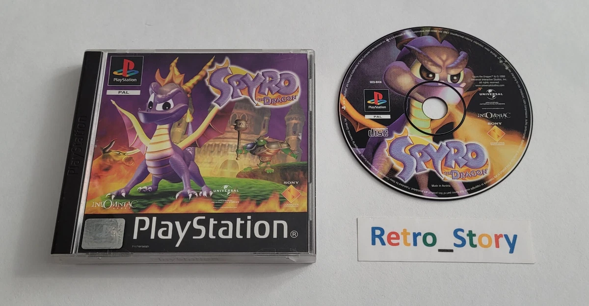 Jeu Spyro Year Of The Dragon PS1 - Version PAL Française Complète, Bon état