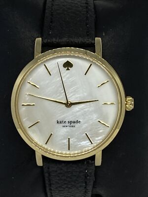 Kate Spade New York Metro 0073 Womens Black Leather Analog Dial Wrist Watch VK90 Kate Spade New York Metro 0073 Womens Black Leather Analog  main image 4