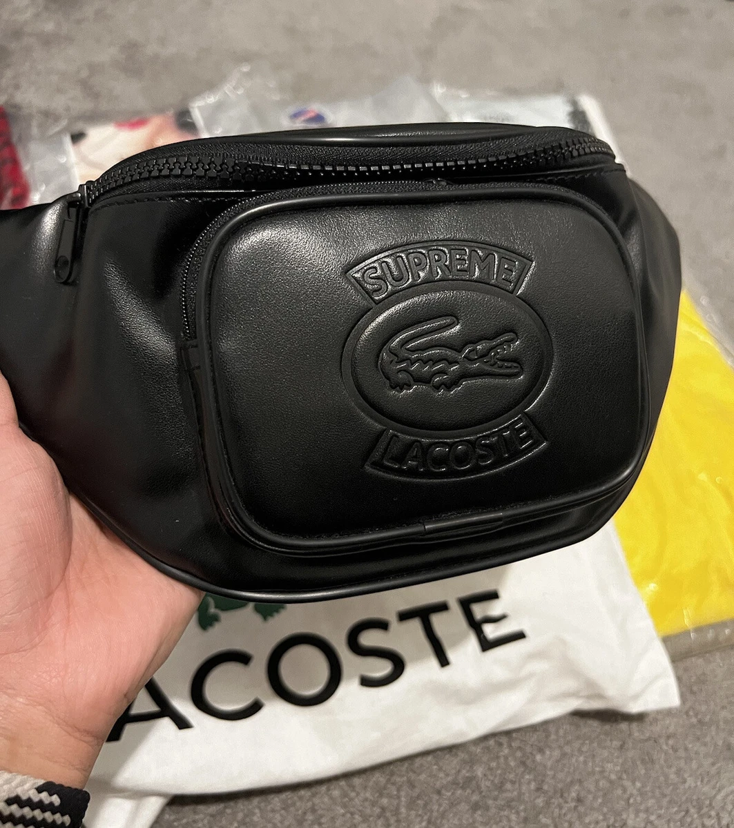 SS18 Supreme x Lacoste Waist Bag Black * limtied edition *