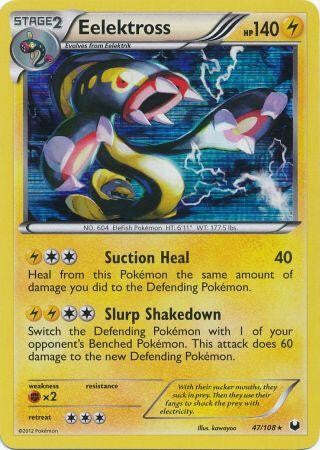Pokemon Dark Explorers Holo Rare Card - Eelektross 47/108 - Picture 1 of 1