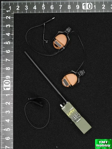 1:6 Scale ES 26054R CBRN Assault Team - COMTAC III Headset w/ PRC-152 Radio