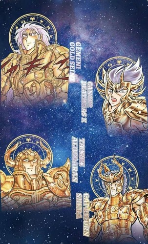 Tarjetas coleccionables de colección de anime Saint Seiya tarjeta de metales preciosos al azar una caja - Imagen 4 de 23