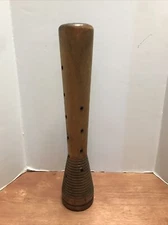 Wooden Textile Mill Spindle  Bobbin Beehive Spool Primitive Antique 12”
