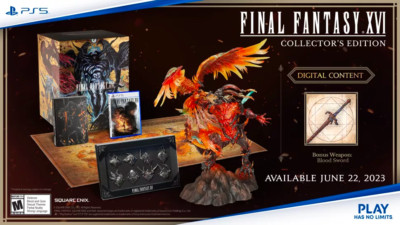 Final Fantasy XVI 16 Collector's Edition (Sony PlayStation 5) PS5 - NEW SEALED 