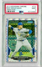 2013 Bowman Chrome Mike Moustakas Xfractor PSA 9