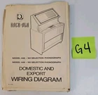 Model 448, 449  Rock-Ola Jukebox - Wiring Diagram / Schematic