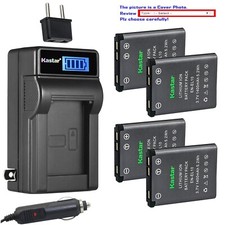Kastar Battery LCD AC Charger for Nikon EN-EL10 MH-63 Nikon Coolpix S210 Camera