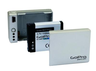 GoPro Battery BacPac mit Zusatz Akku 3,7V 1100mAh