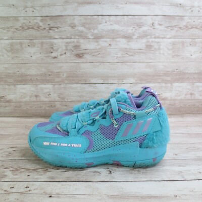 こ*べ様 Monsters Inc × adidas Dame 7 EXTPLY Buy Monsters Inc. x Dame 7 EXTPLY Big Kid 'Sulley' - S42807