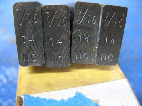 New RIDGID 500B 48470 RH 7/16"-14 UNC HS Bolt Dies Set RIGHT HAND NOS #3 - Picture 3 of 4