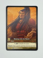 World of Warcraft TCG Betrayer 255/264 Extended Art Meeting with the Master