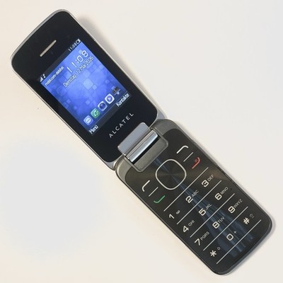 Alcatel Onetouch 2010x Klapphandy in Schwarz (Gebrauchter Zustand, ohne Simlock)