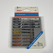 BOSCH T500 2T JIG SAW BLADE assortment set of 10 brand new blades