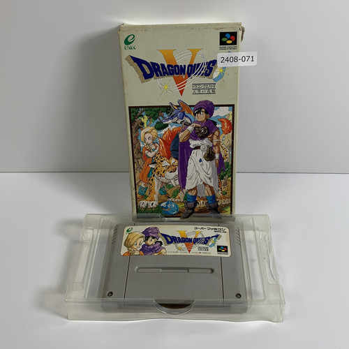 SNES Dragon Quest V 5 Tenkuu no Hanayome Boxed Working NTSC-J Japan 2408-071 - Bild 1 von 9
