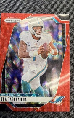 2024 Panini Prizm - Tua Tagovailoa #175 Red Wave Prizm /149