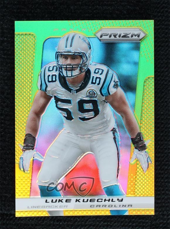 2013 Panini Prizm Gold Prizm 5/10 Luke Kuechly #139 16j4