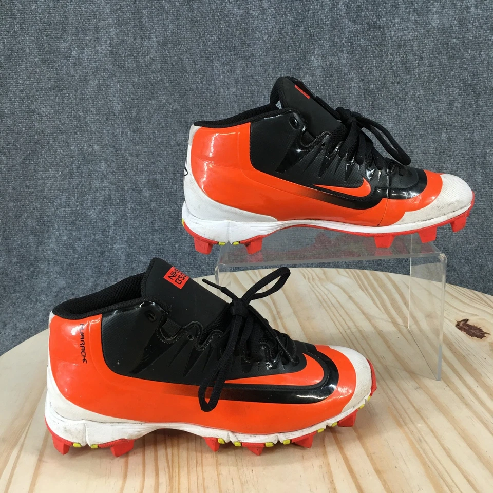 Nike Zapatos Juveniles 4.5 Hurache Botines de Béisbol Tenis Naranja Con Cordones 807138-081 Foto 2 de 4