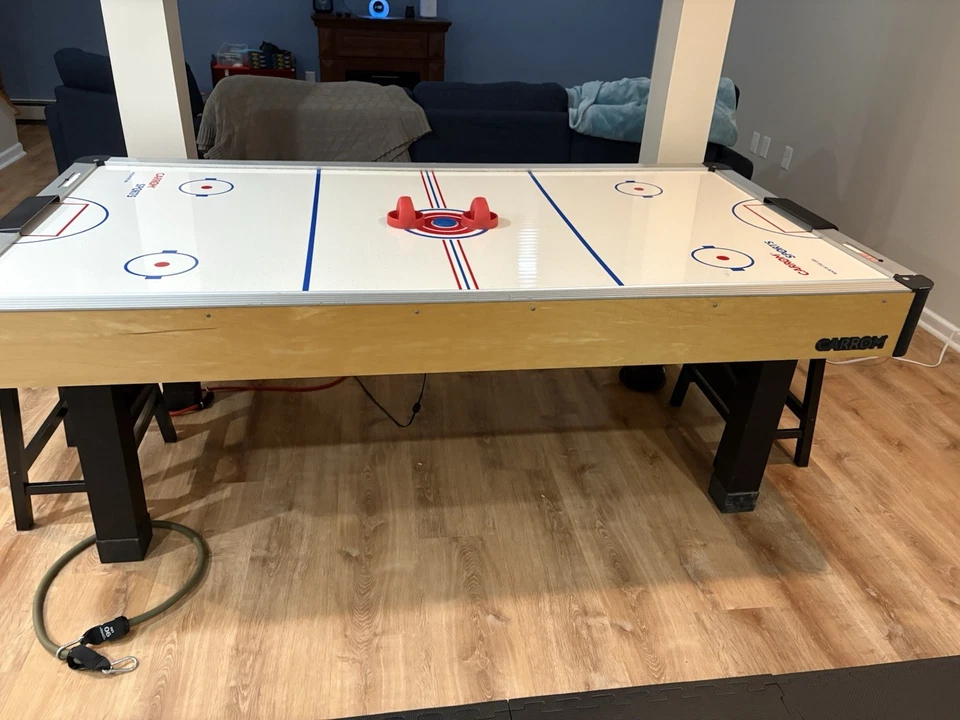 Air Hockey Table Game Replacement Set 2 Pucks, 4 Slider Pushers - Image 3 of 4